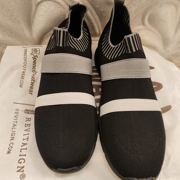 Spenco Women's Karma Stretch Sneaker, Black, 8. NIB - Picture 4 of 11